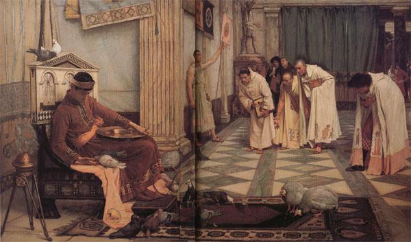 John William Waterhouse The Favourites of the Emperor Honorius